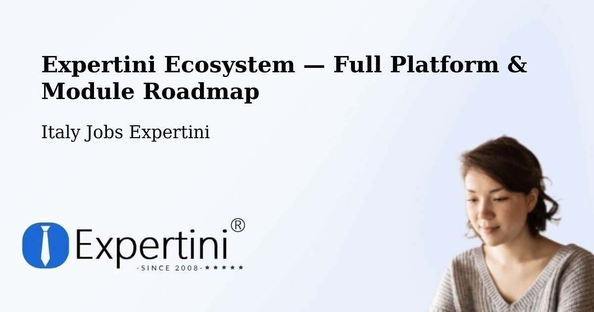 Expertini Ecosystem — Full Platform & Module Roadmap – Parella